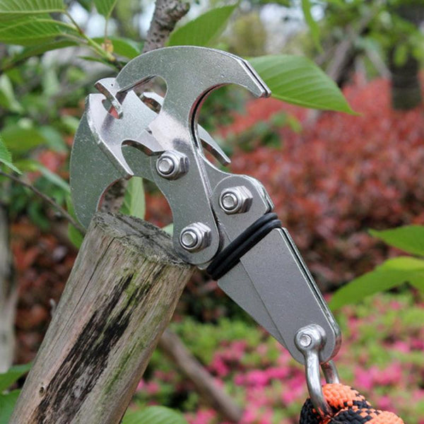 Stainless Steel Gravity Hook For Multi-function Survival Folding Grappling  Hook Climbing Claw Outdoor Steel Tool (1pc, Silver)